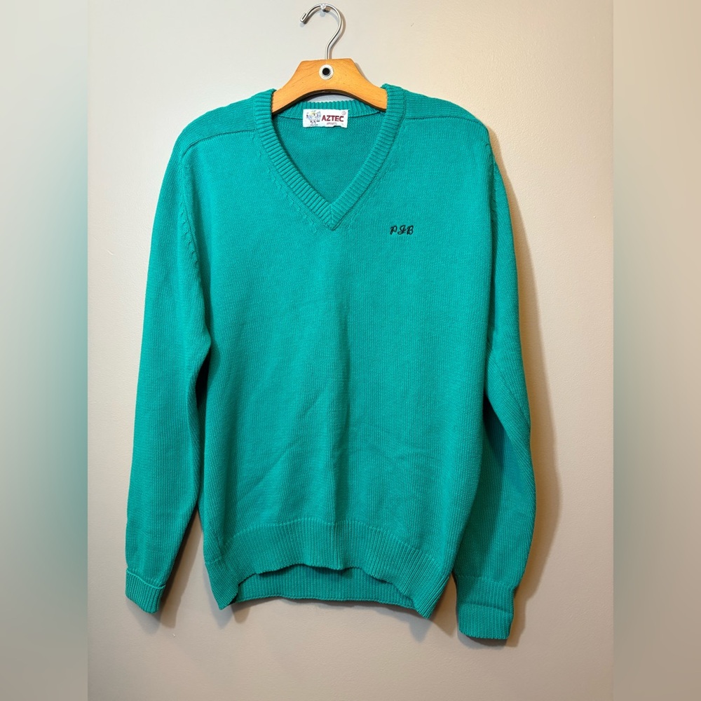 Men's Teal Sweater